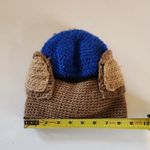 Handmade Paw Patrol Chase Crochet Winter Hat Cap Baby Toddler 12-18 months - Picture 7 of 7